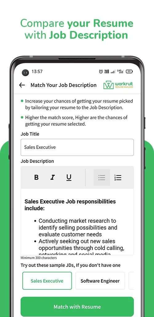 Online AI Resume CV Builder | Indus Appstore | Screenshot