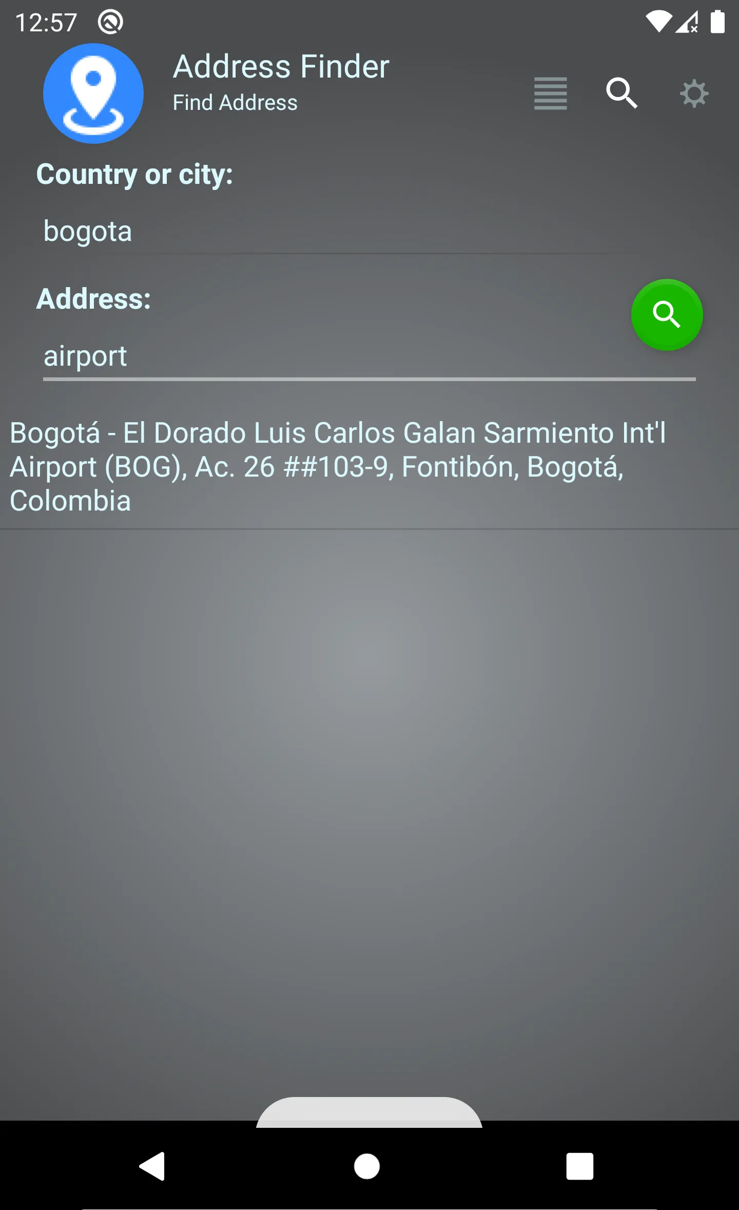 Address Finder | Indus Appstore | Screenshot