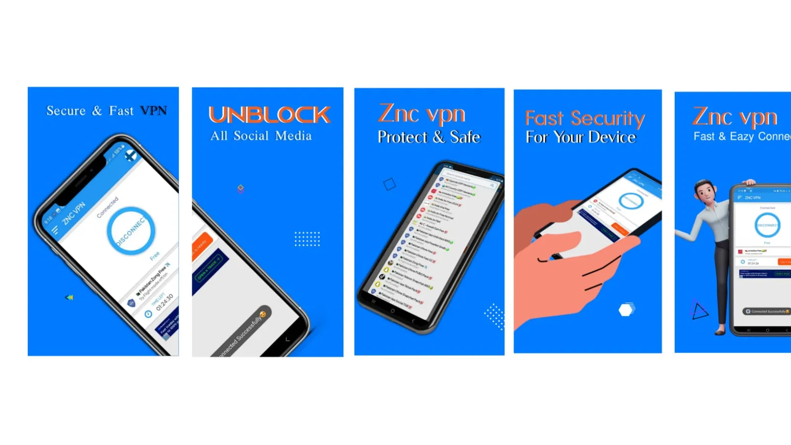 ZNCVPN Super Fast Clients | Indus Appstore | Screenshot