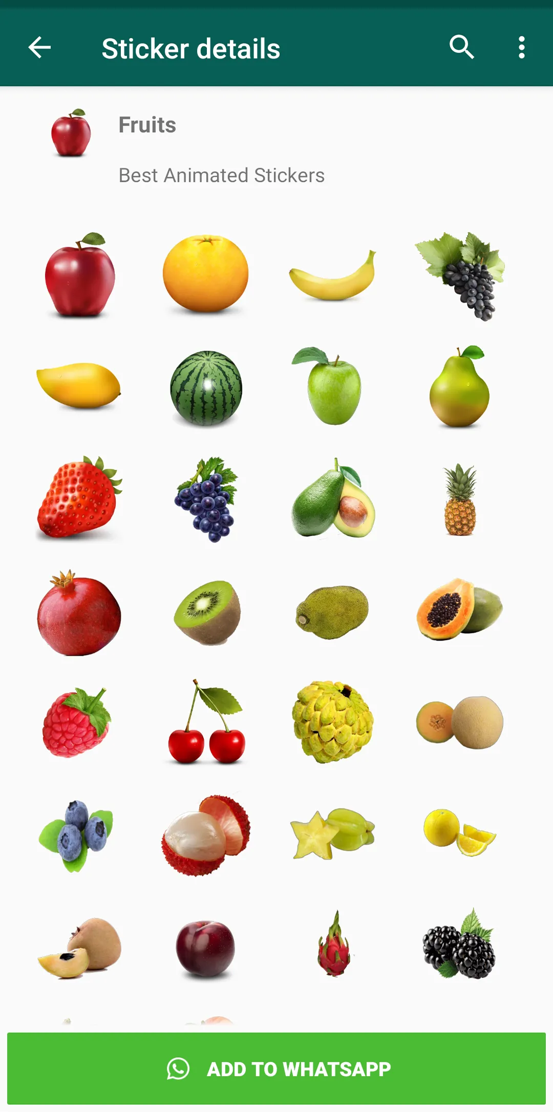 Vegetable Sticker for WhatsApp | Indus Appstore | Screenshot