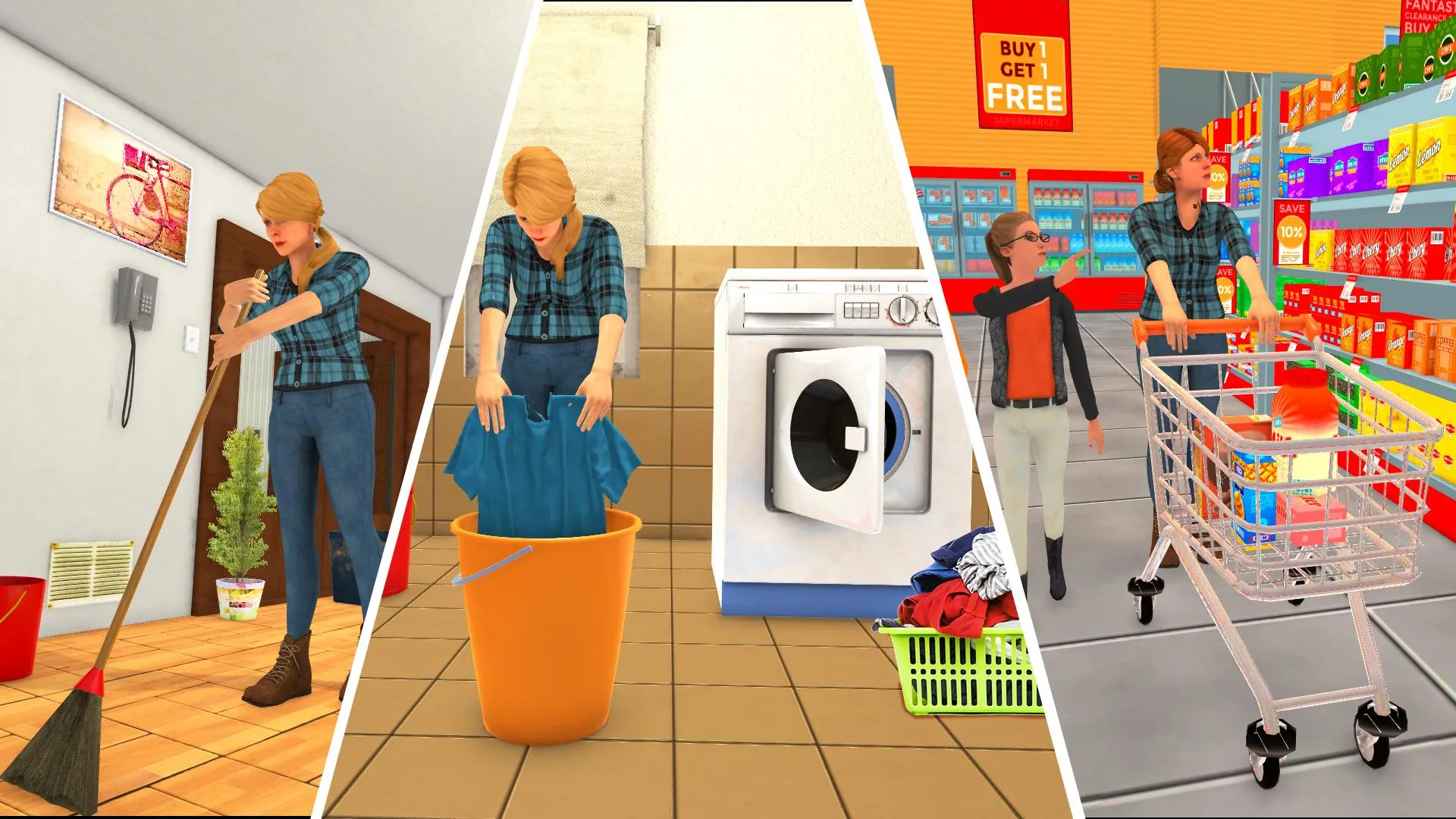 Virtual Family Mom Babysitting | Indus Appstore | Screenshot