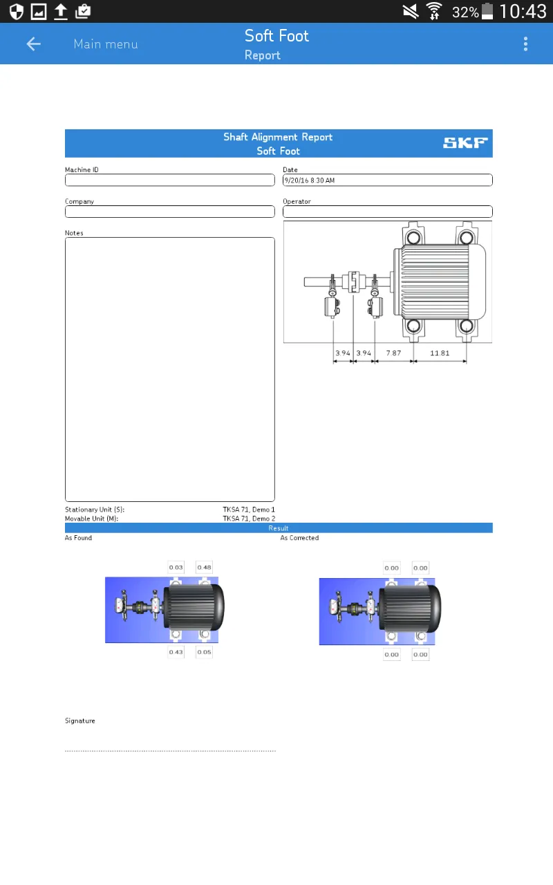 SKF Soft foot | Indus Appstore | Screenshot