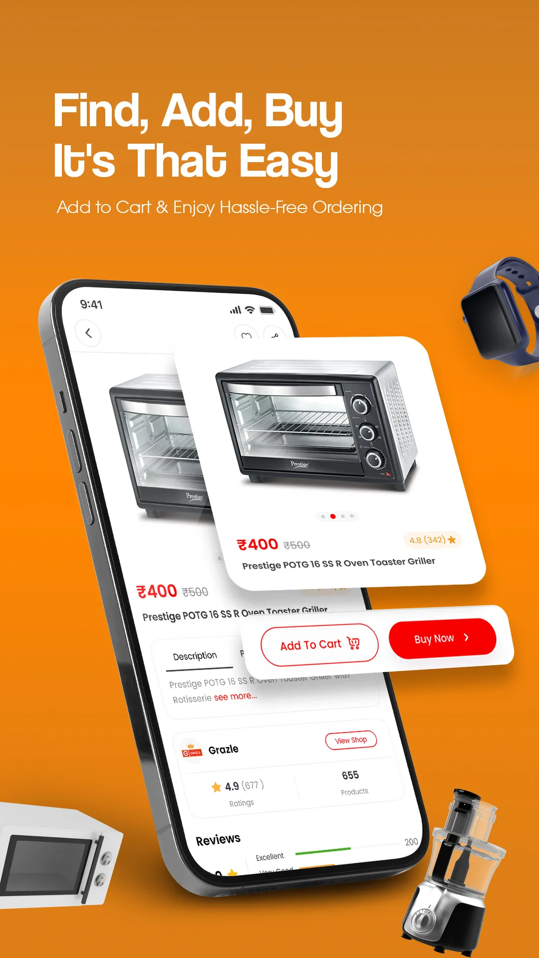 Grazle Online Shopping App | Indus Appstore | Screenshot
