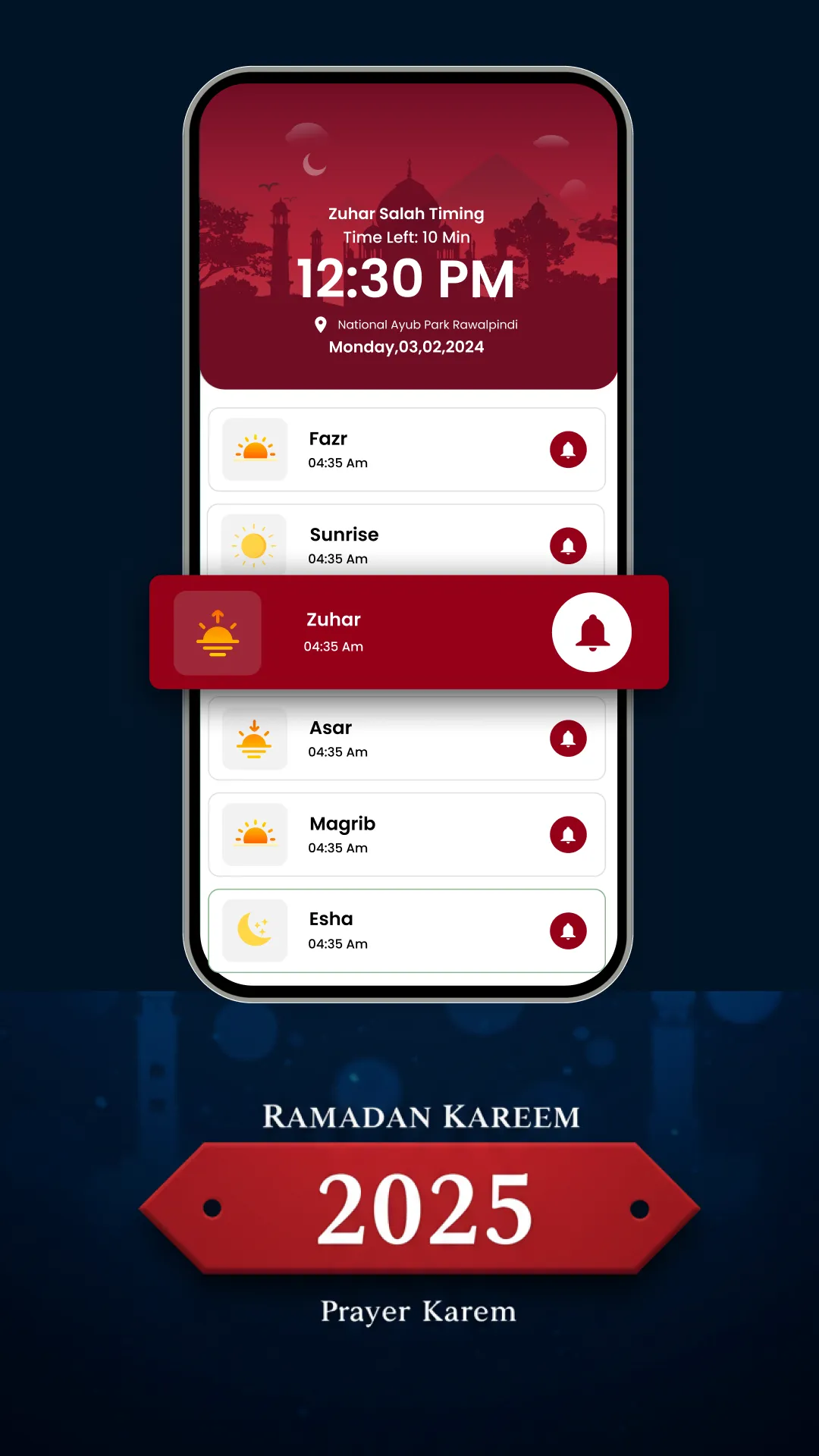 Ramdan Calendar2025 Prayertime | Indus Appstore | Screenshot