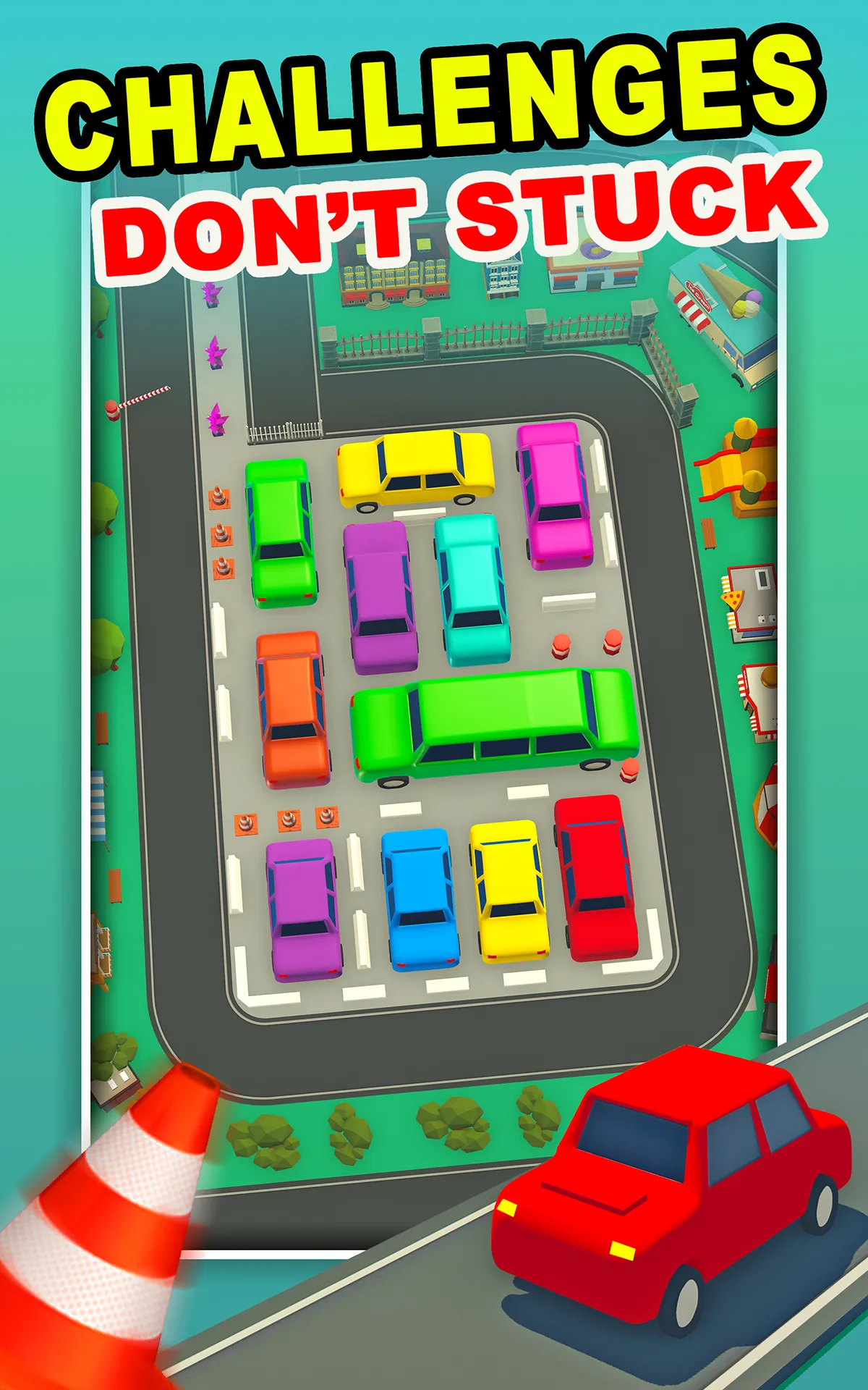 Jam Parking 3D - Drive Car Out | Indus Appstore | Screenshot