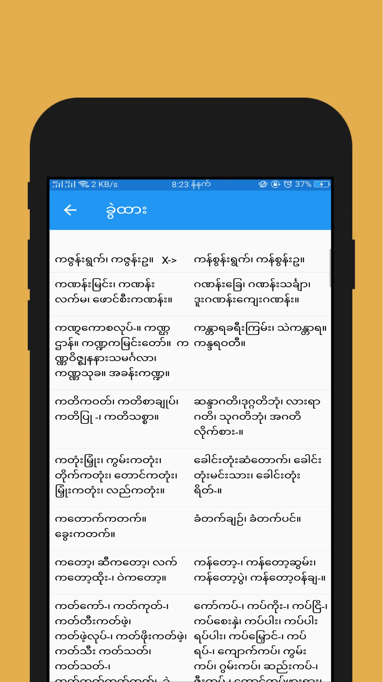 Myanmar Spelling(DMNL) | Indus Appstore | Screenshot