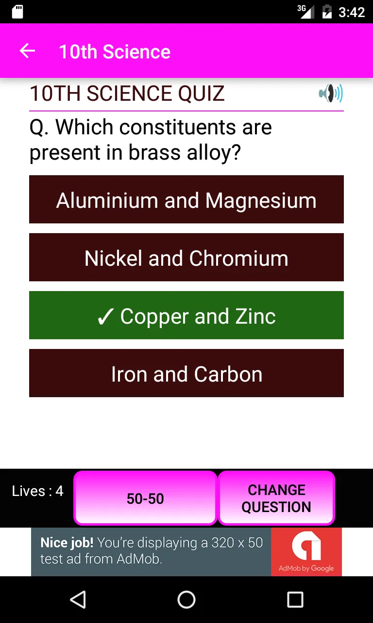 Science Quiz 10th ( SSLC ) | Indus Appstore | Screenshot