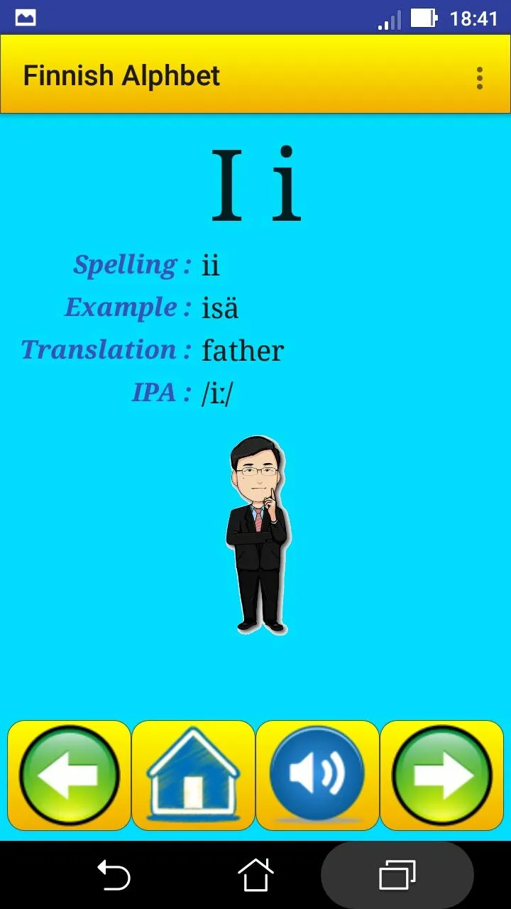 Finnish alphabet for students | Indus Appstore | Screenshot