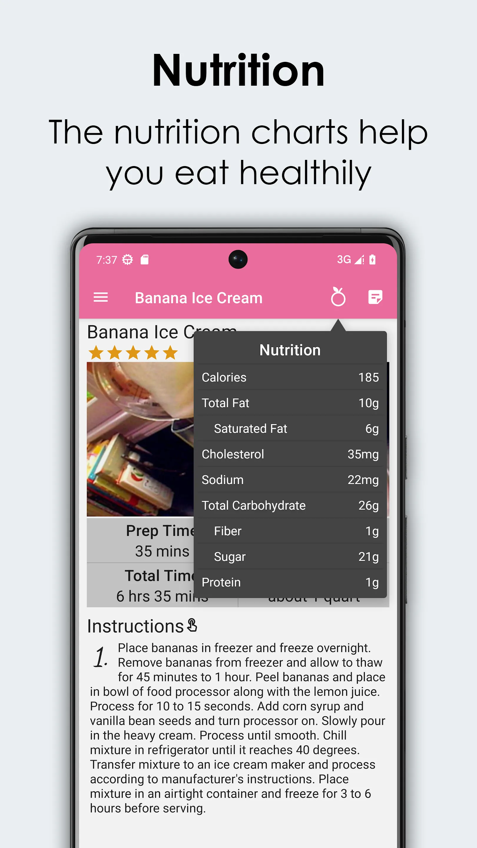 Ice Cream Recipes Cookbook | Indus Appstore | Screenshot