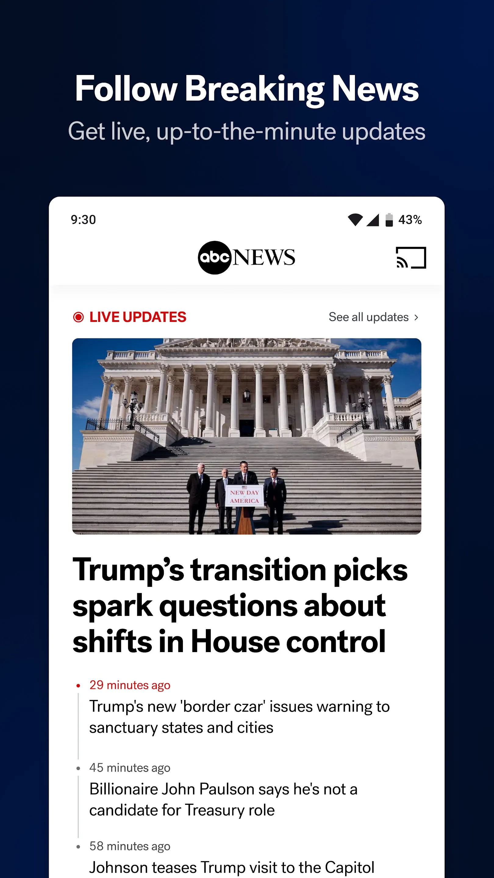 ABC News: Breaking News Live | Indus Appstore | Screenshot