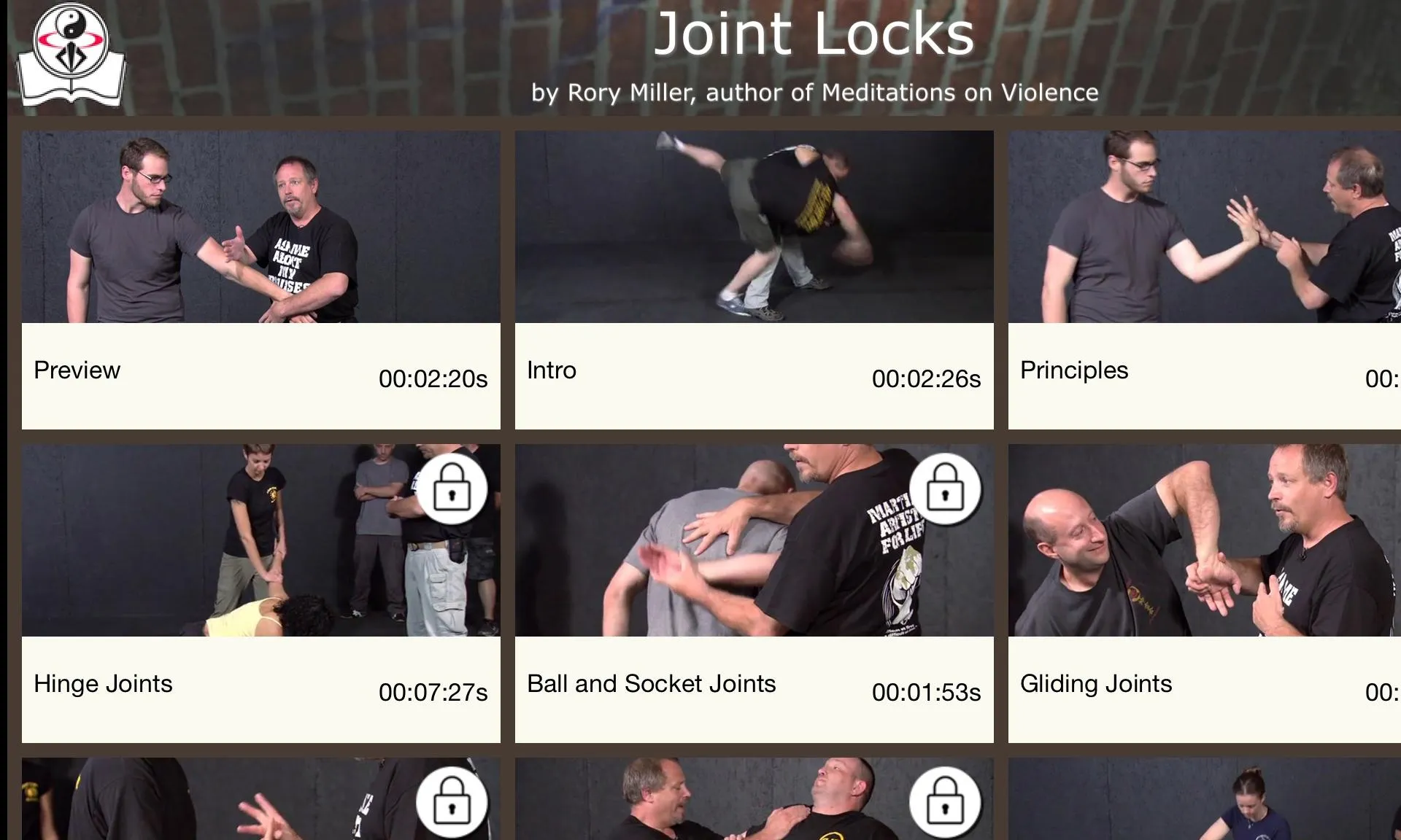 Joint Locks / Rory Miller | Indus Appstore | Screenshot