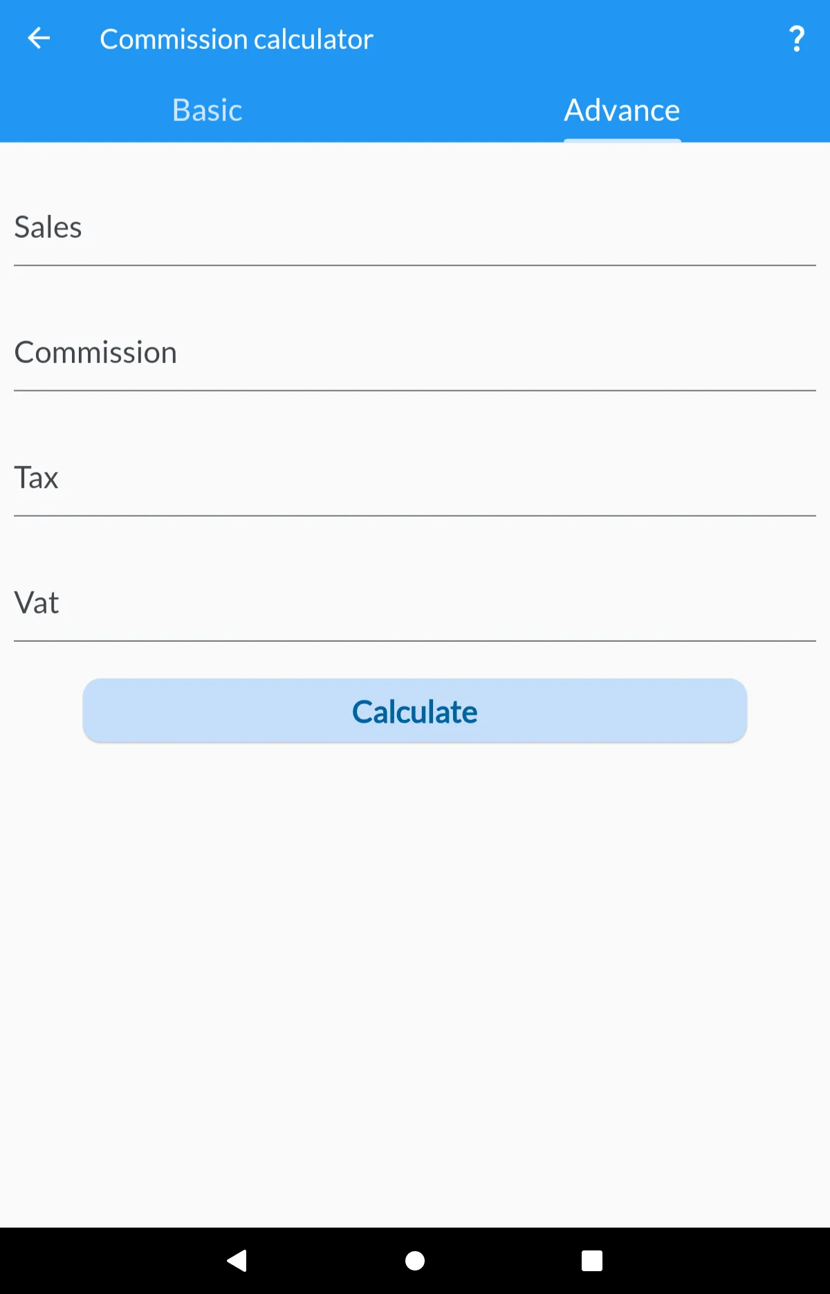 Commission Calculator | Indus Appstore | Screenshot