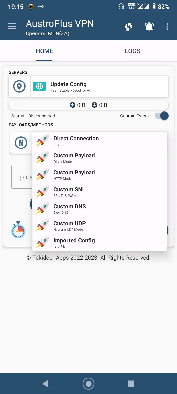 AustroPlus VPN Tunnel | Indus Appstore | Screenshot