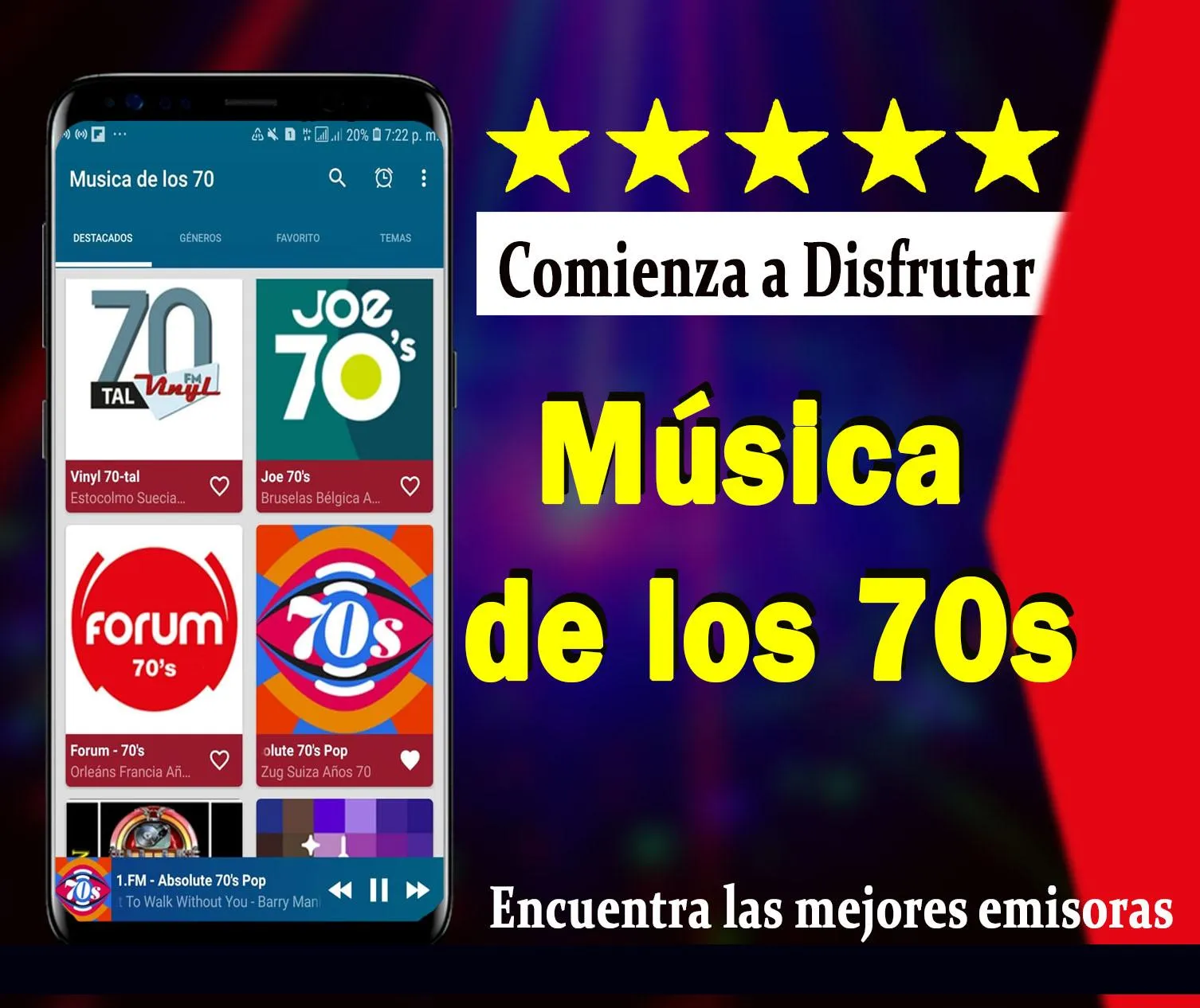 Music 70s | Indus Appstore | Screenshot