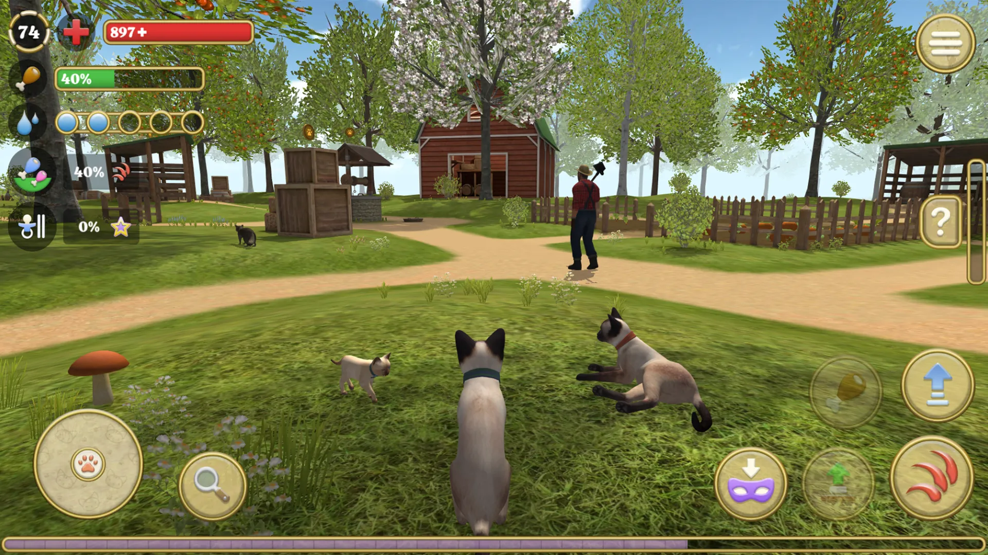 Cat Simulator : Kitties Family | Indus Appstore | Screenshot