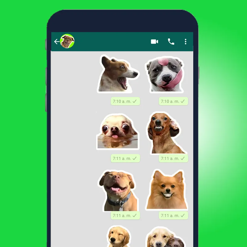 Dogs Stickers memes WASticker | Indus Appstore | Screenshot