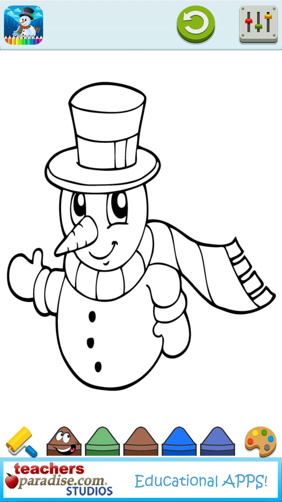 Kids Christmas Coloring Pages | Indus Appstore | Screenshot