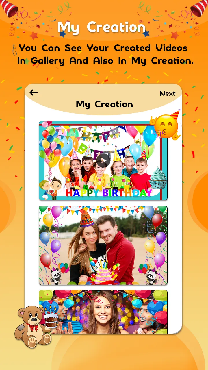 Birthday Video Maker 2022 | Indus Appstore | Screenshot