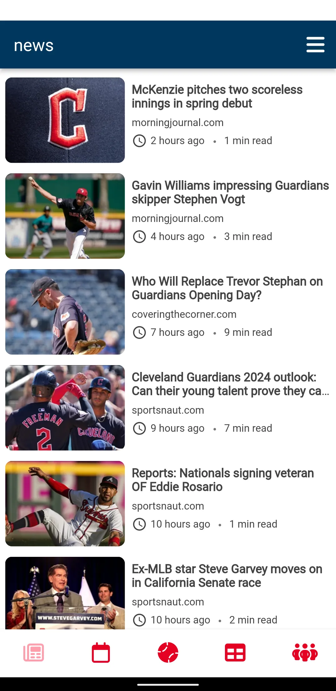 Cleveland Baseball | Indus Appstore | Screenshot