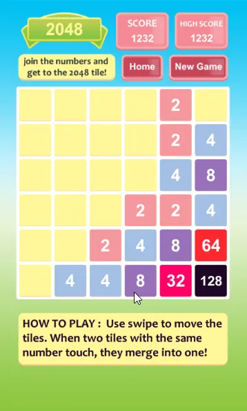 2048 Classic Number Merge | Indus Appstore | Screenshot