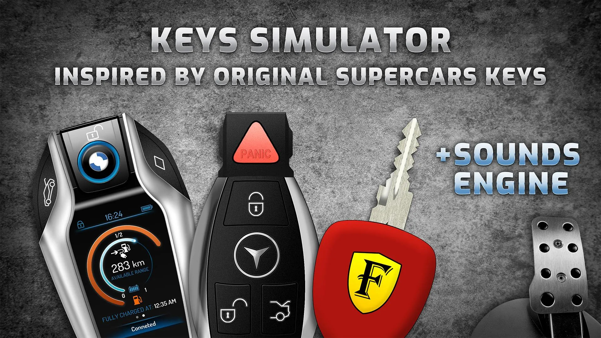 Keys simulator and cars sounds | Indus Appstore | Screenshot