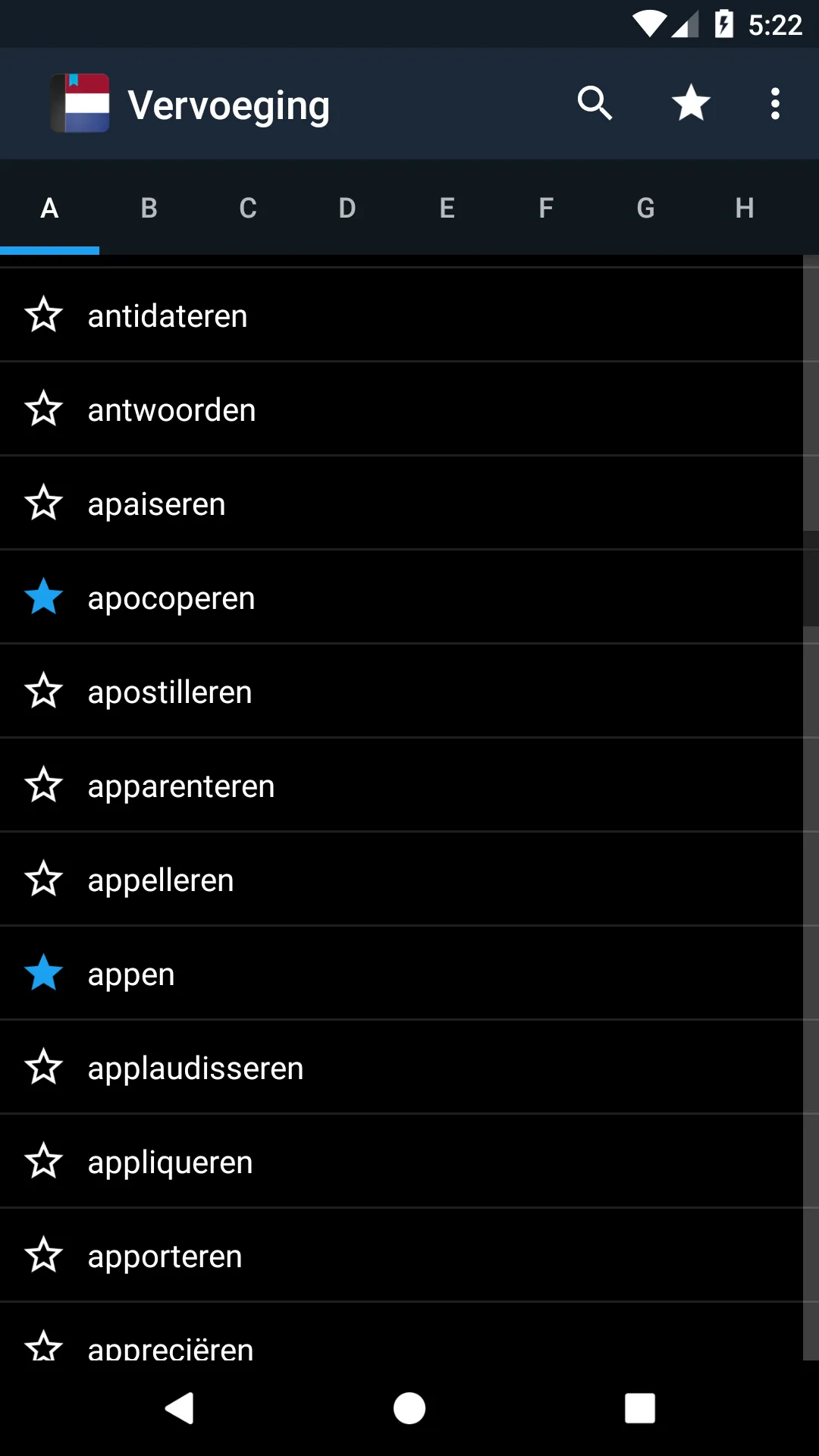 Dutch Conjugation | Indus Appstore | Screenshot