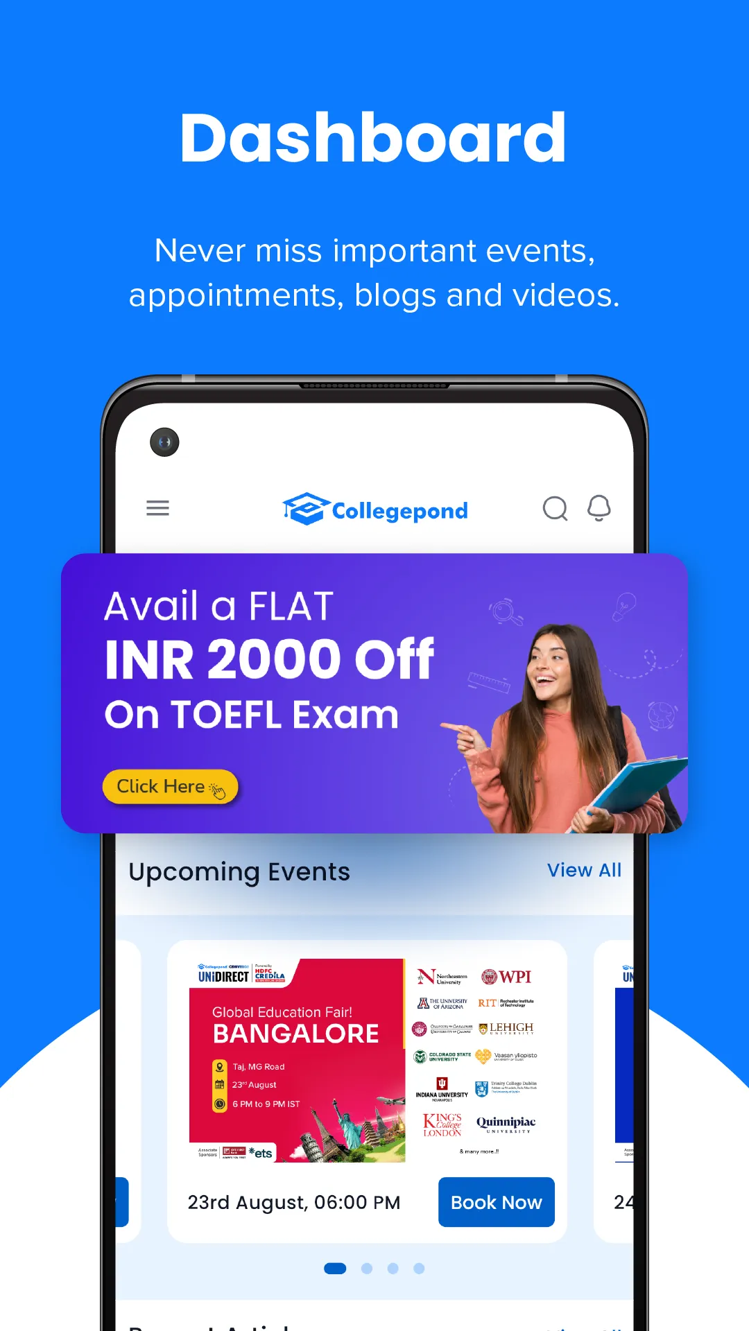 Collegepond Study Abroad | Indus Appstore | Screenshot