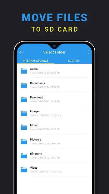 Move Files To SD Card | Indus Appstore | Screenshot