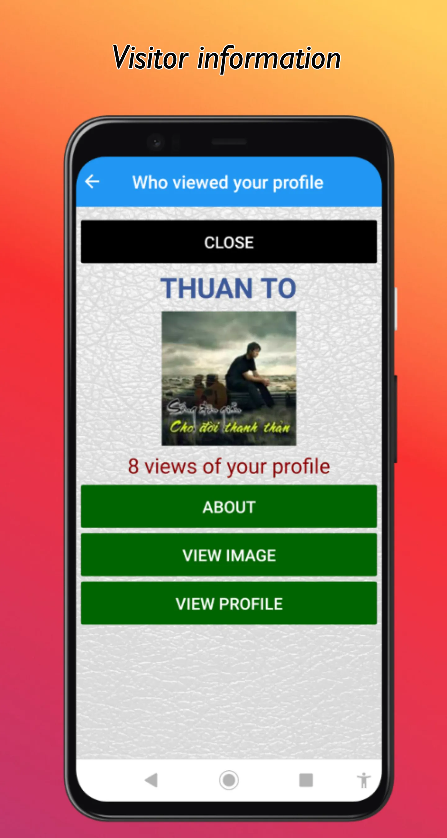 Who viewed my profile | Indus Appstore | Screenshot