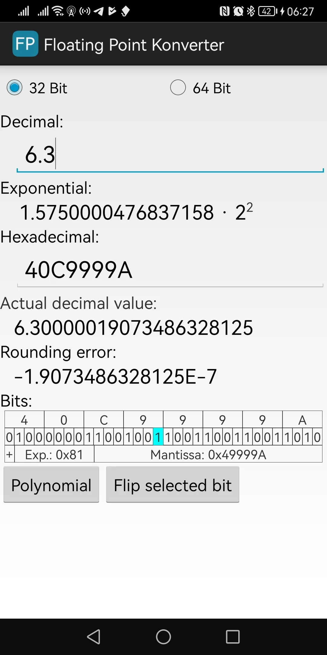 Floating Point Converter | Indus Appstore | Screenshot