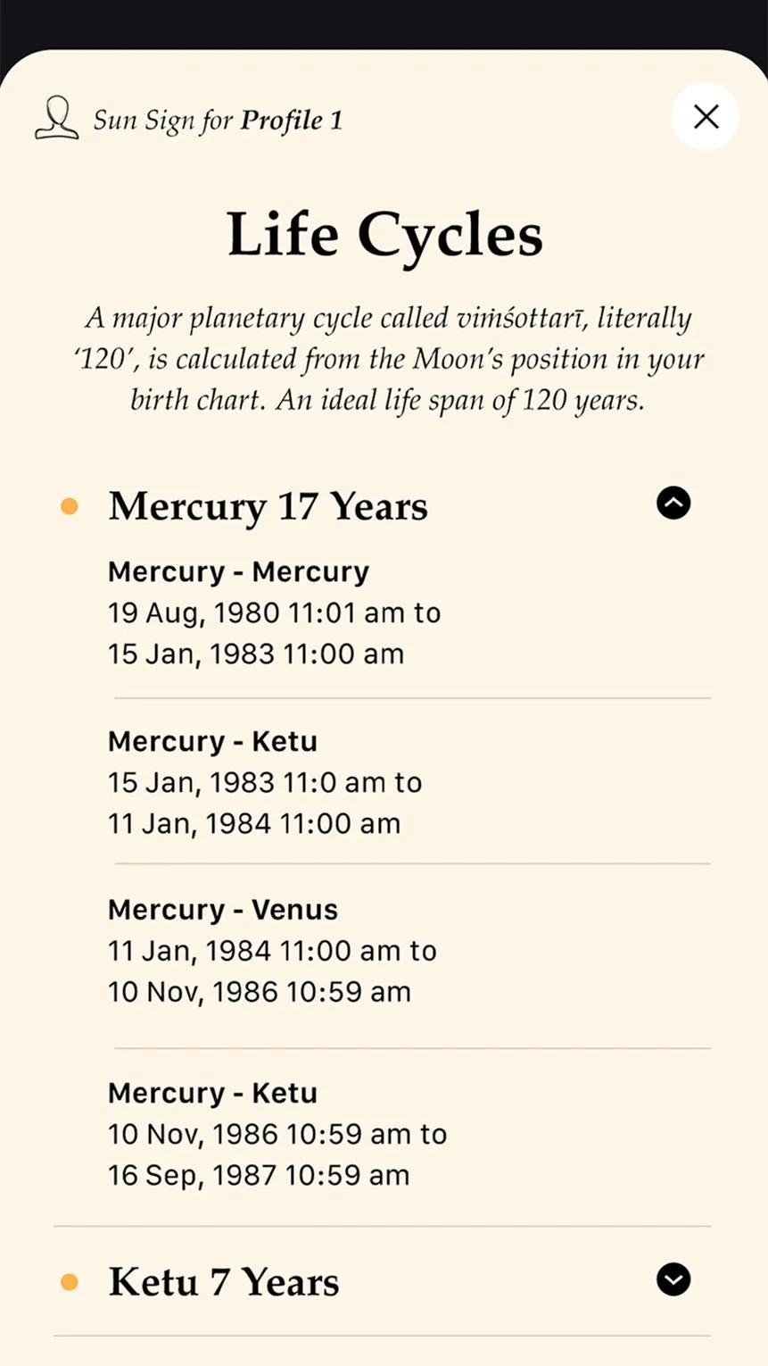 Timeline Astrology | Indus Appstore | Screenshot