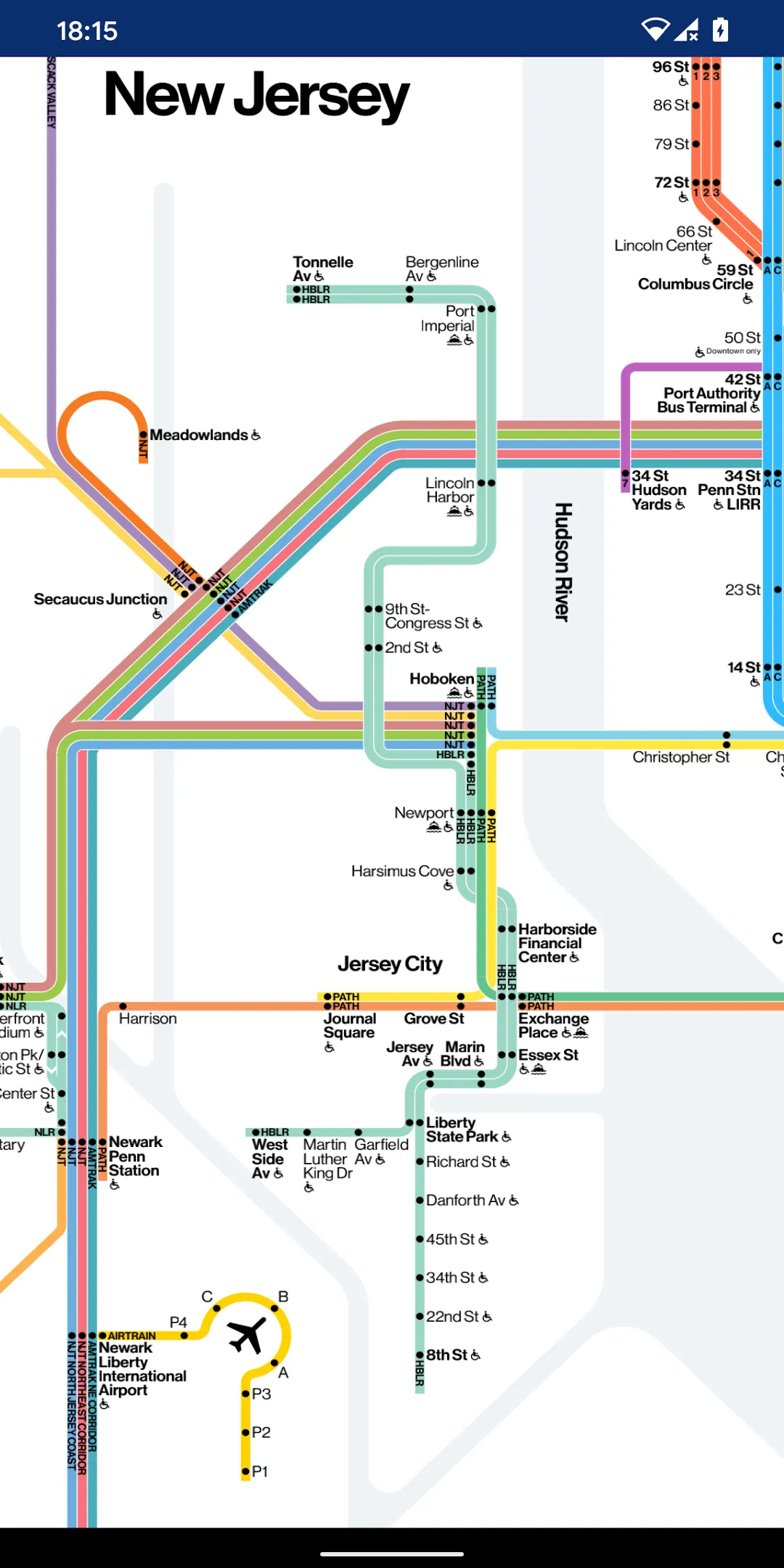 Map of NYC Subway - MTA | Indus Appstore | Screenshot