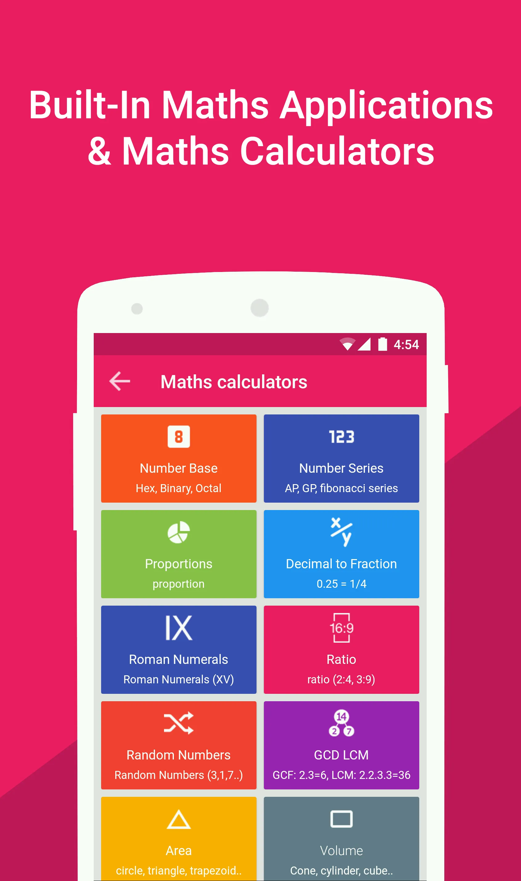 Math Formulas with Calculator | Indus Appstore | Screenshot