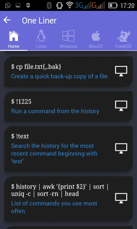 CommandEx CommandLine Referenc | Indus Appstore | Screenshot