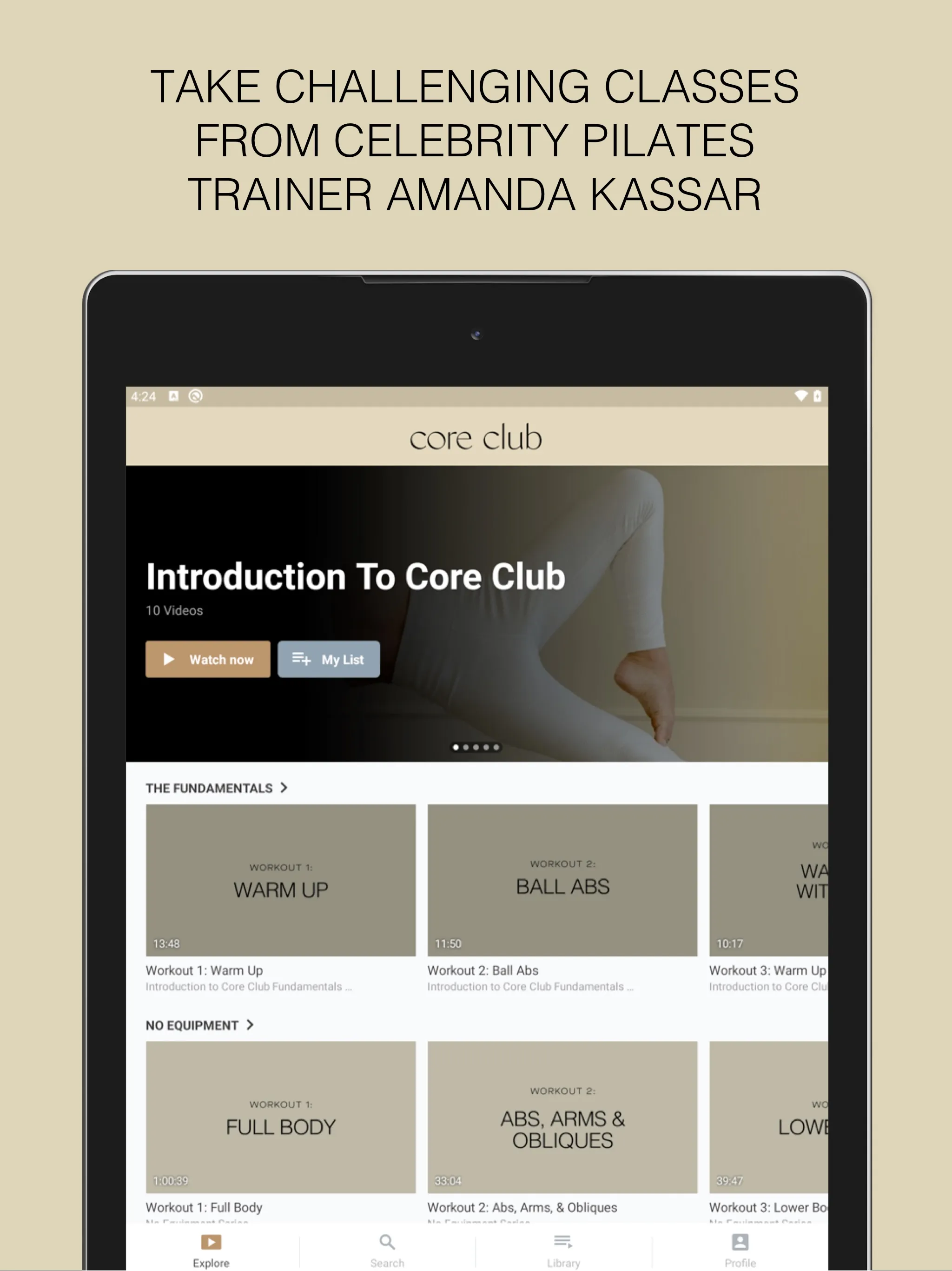 CORE CLUB: Pilates by Amanda | Indus Appstore | Screenshot