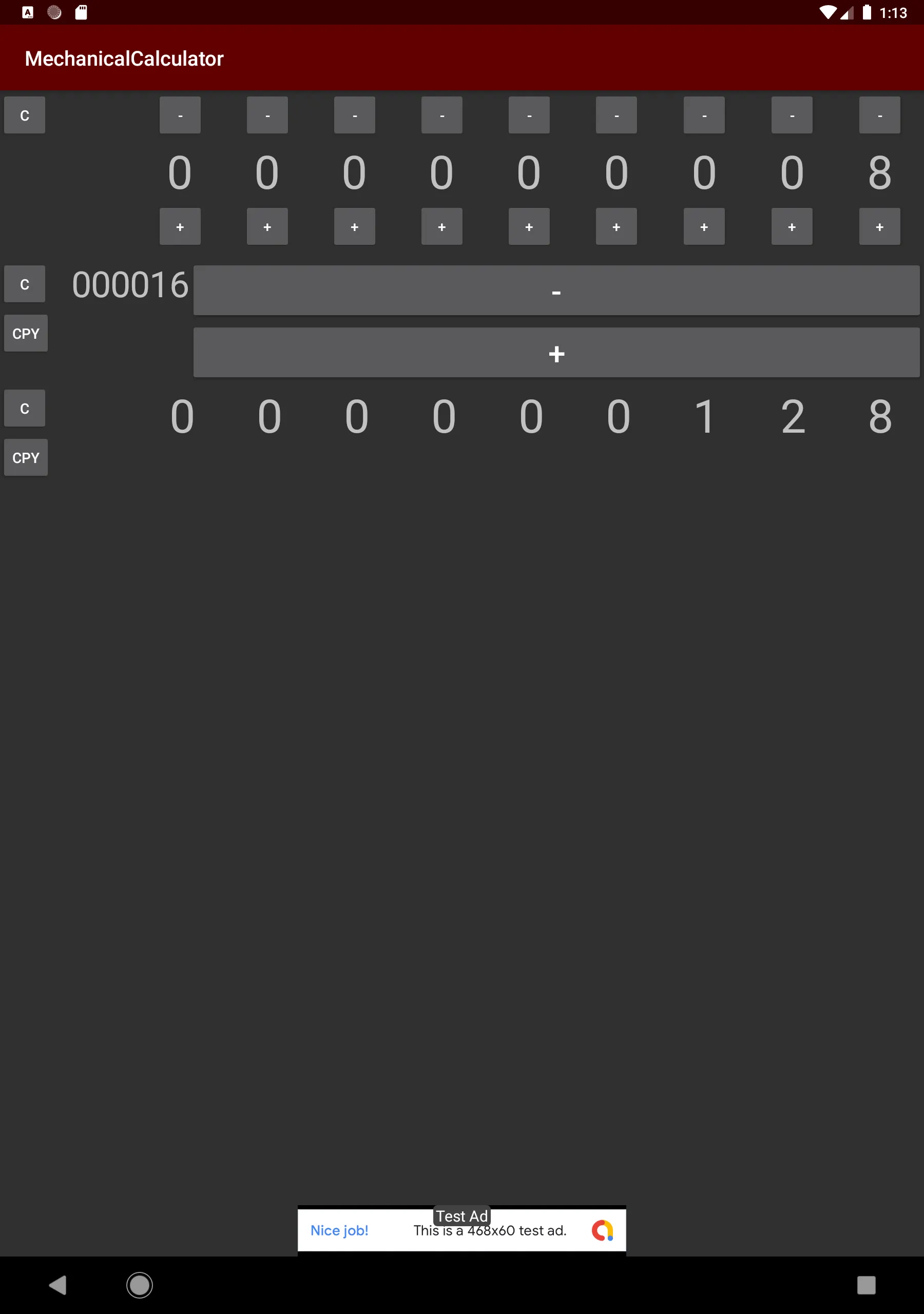 Mechanical Calculator | Indus Appstore | Screenshot