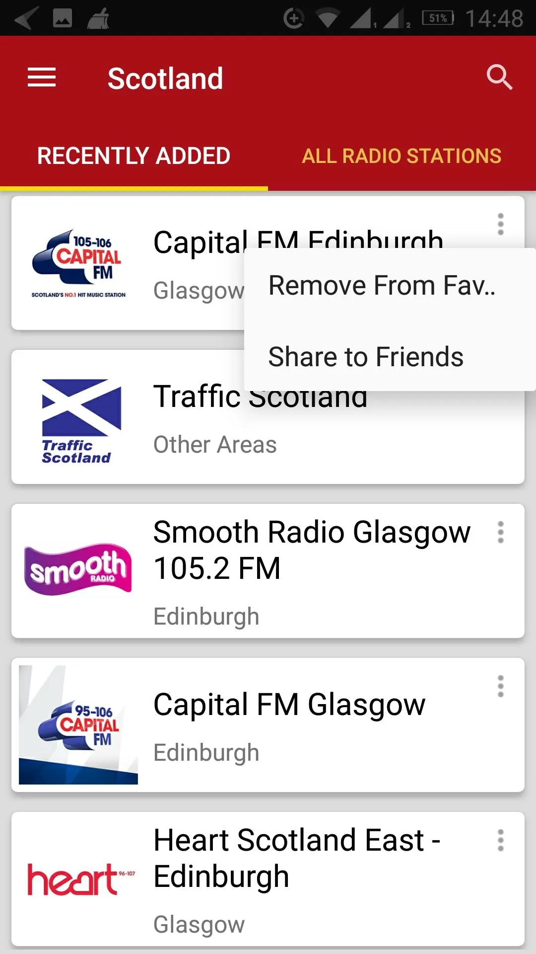 Scotland Radio Stations | Indus Appstore | Screenshot