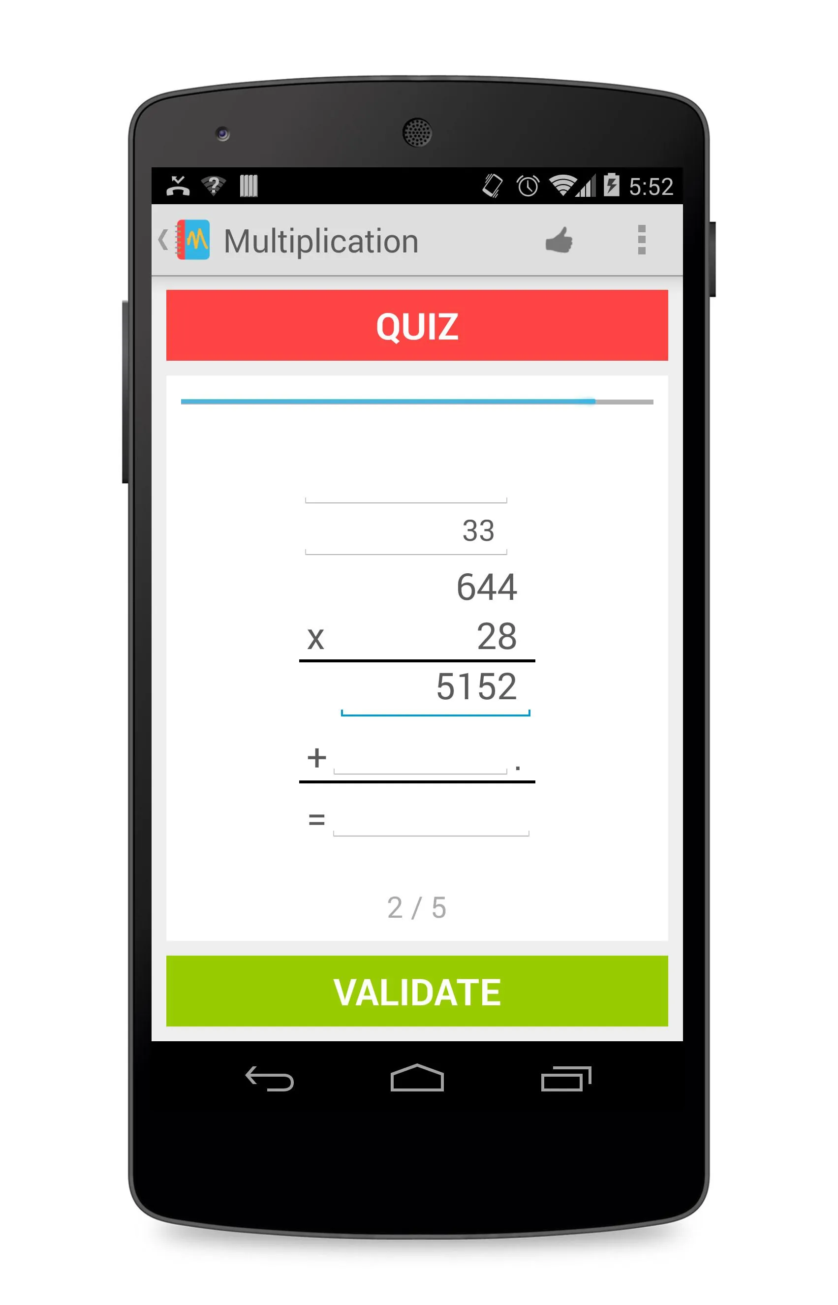 Learning Multiplication | Indus Appstore | Screenshot