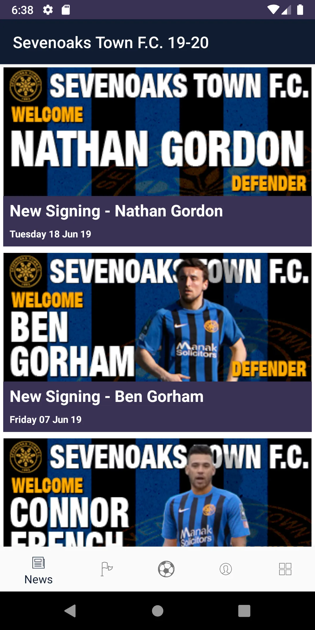 Sevenoaks Town F.C. 2021/22 | Indus Appstore | Screenshot