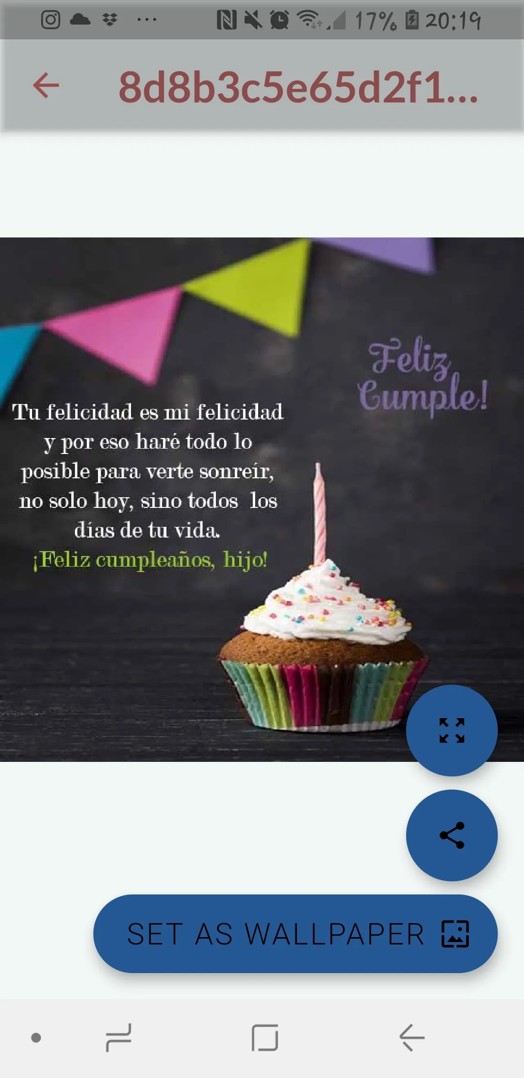 MI HIJO QUERIDO FELICIDADES | Indus Appstore | Screenshot