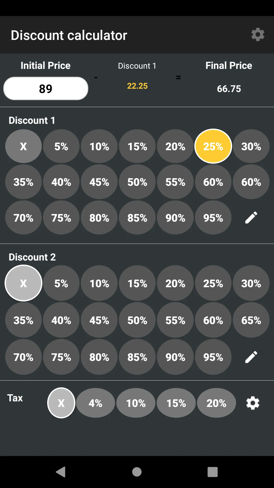 Discount Calculator | Indus Appstore | Screenshot