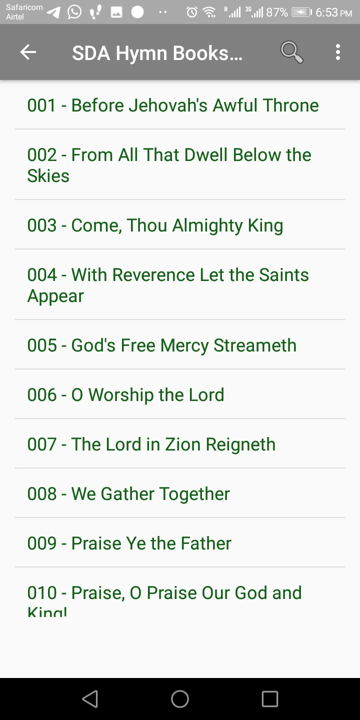 SDA Hymn Books Collection | Indus Appstore | Screenshot