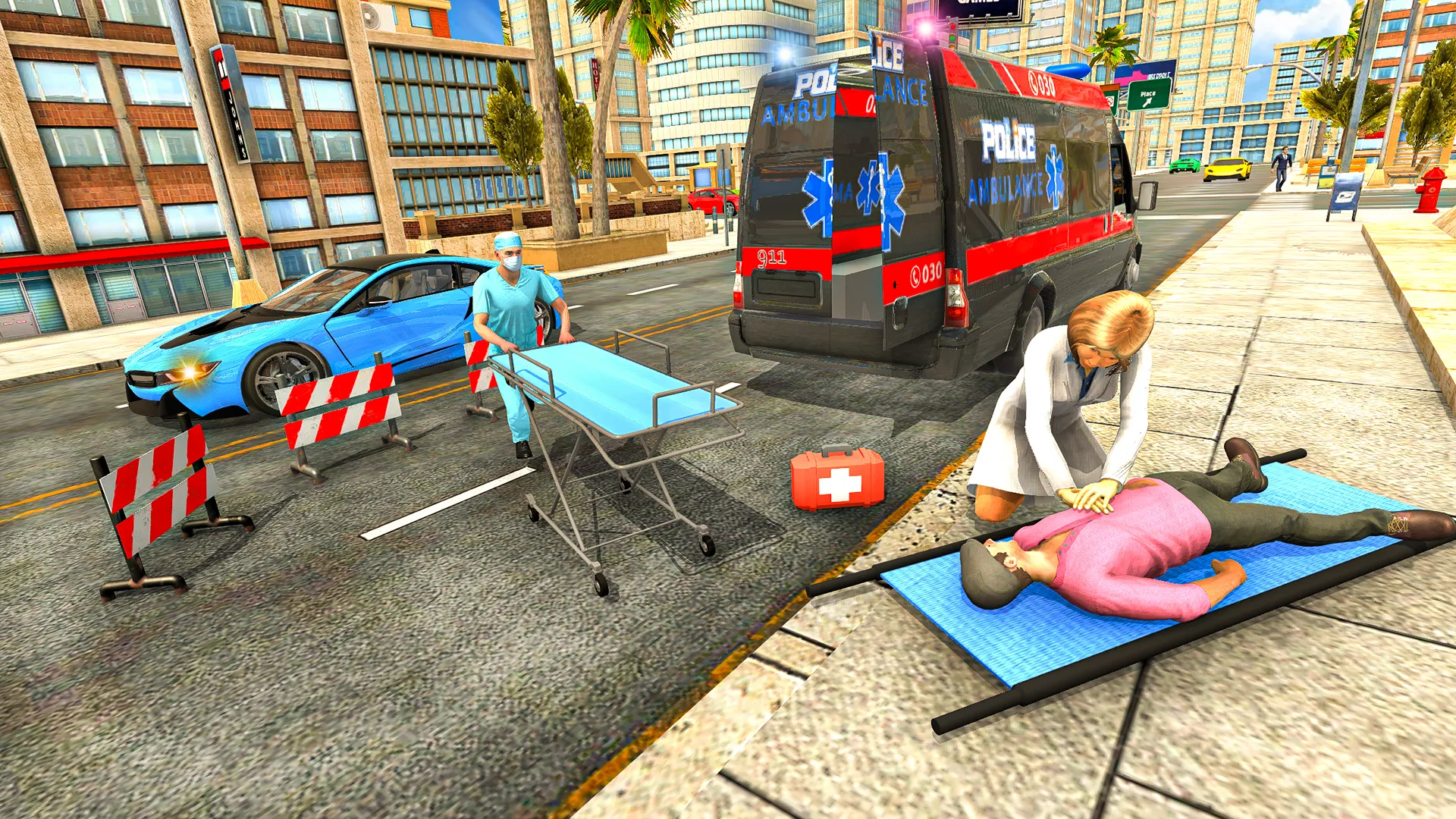 Police Ambulance 3d Game 2023 | Indus Appstore | Screenshot