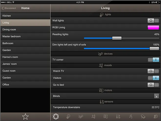 TELETASK iSGUI V2.6 | Indus Appstore | Screenshot