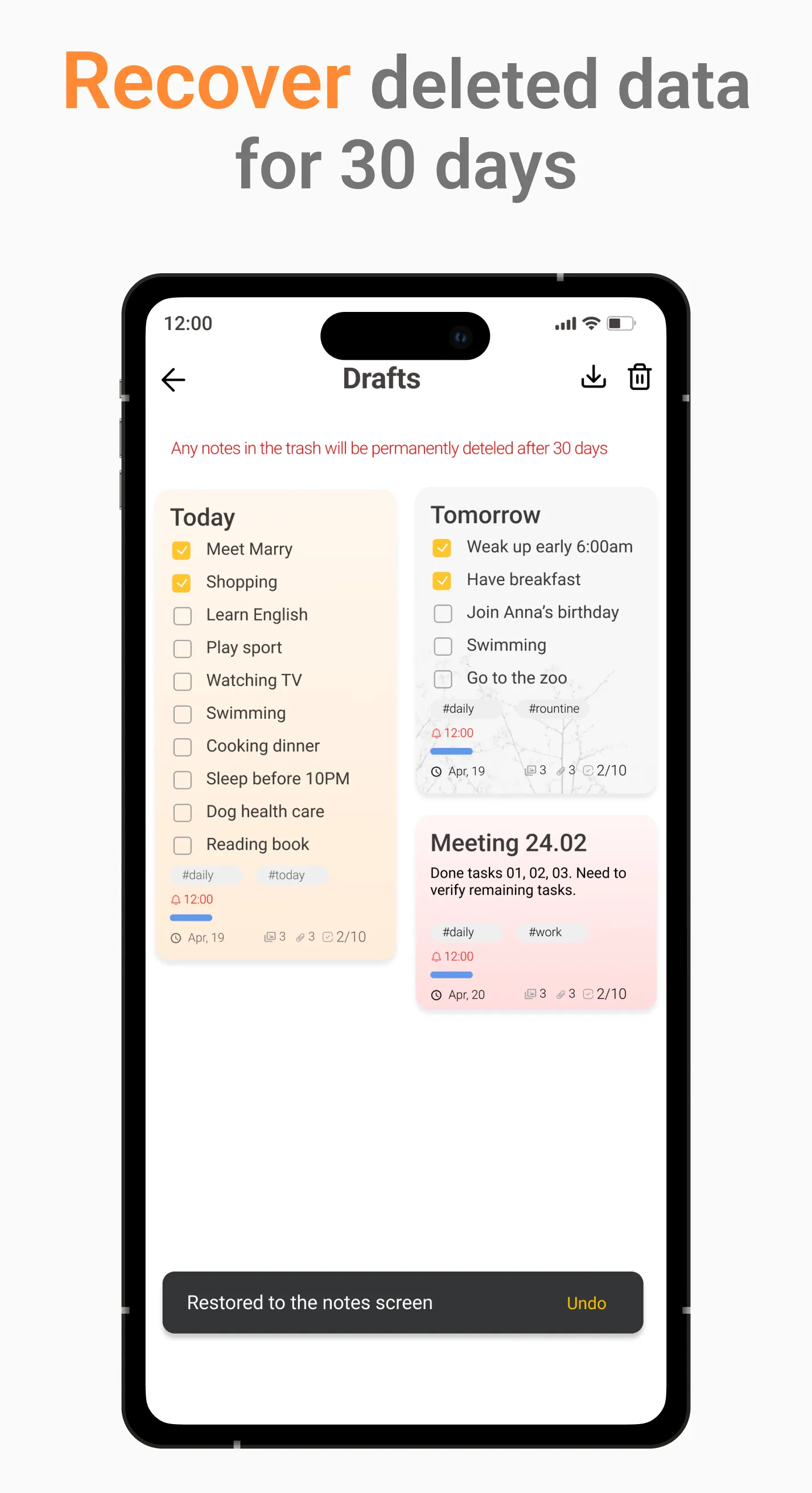 Notes: Color Notebook, Notepad | Indus Appstore | Screenshot