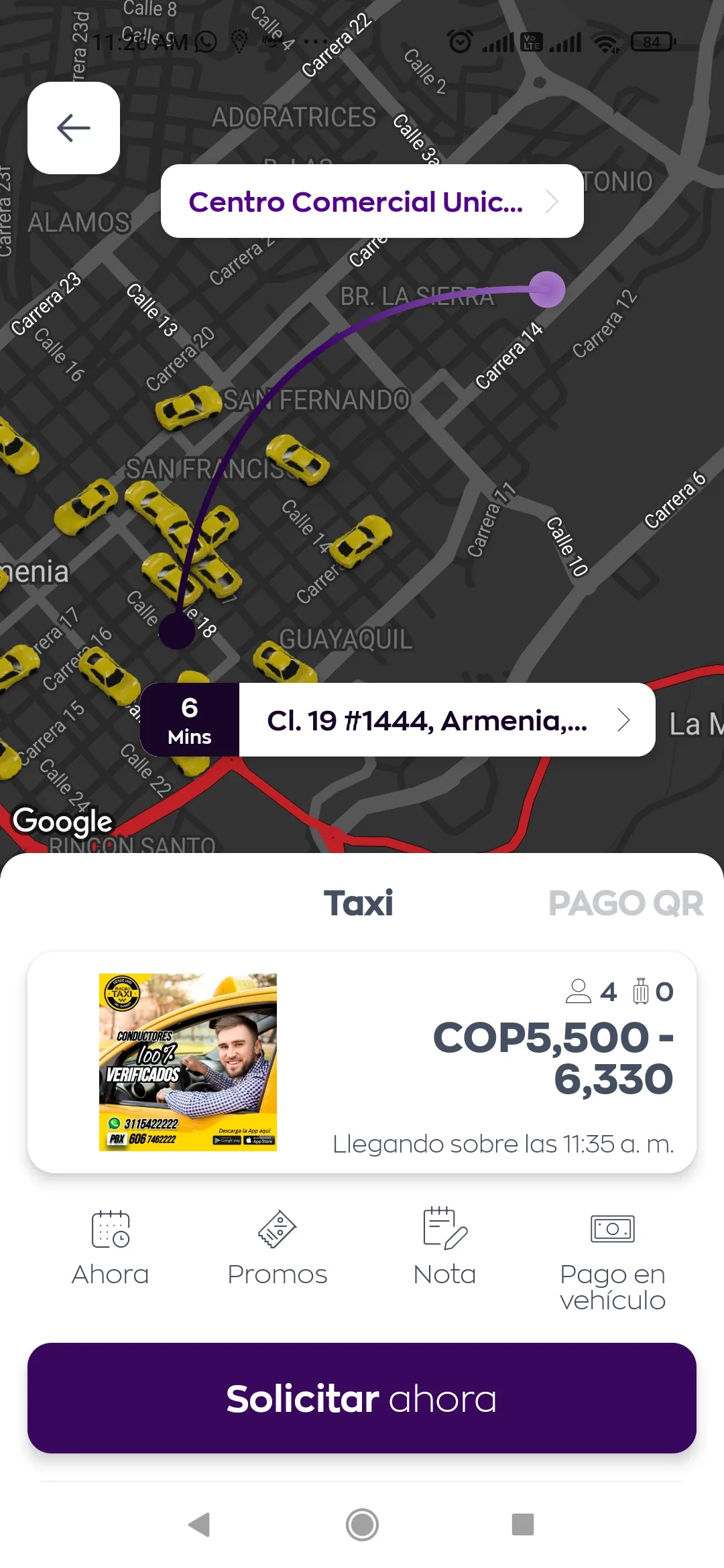 Radio taxi del Quindio | Indus Appstore | Screenshot