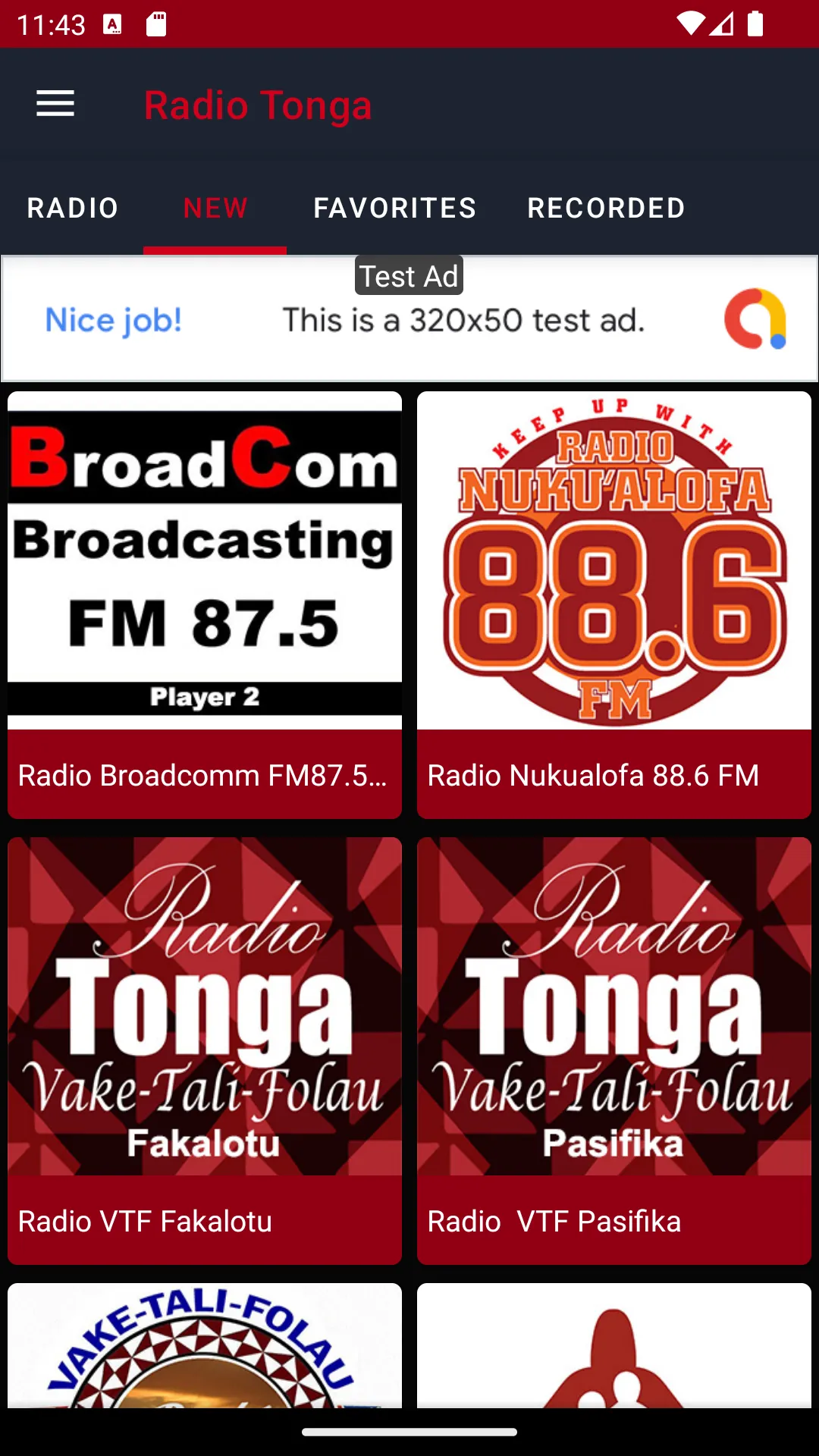 Radio Tonga | Indus Appstore | Screenshot