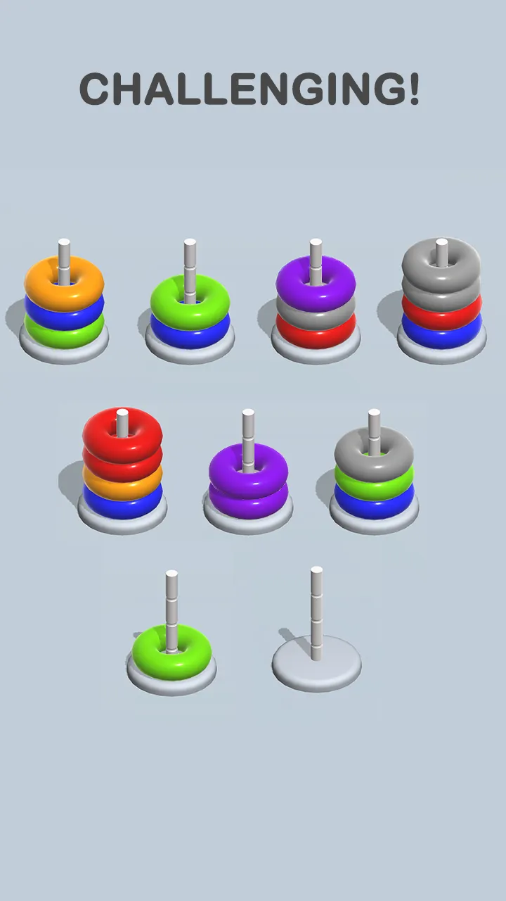 Hoops Sort Puzzle - Stack game | Indus Appstore | Screenshot