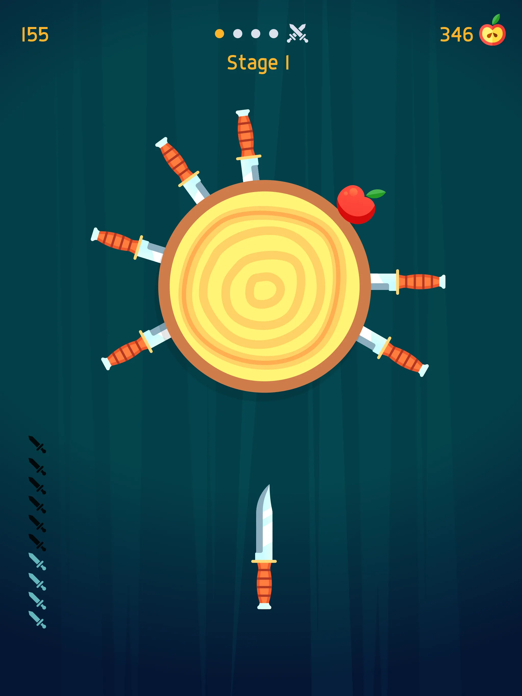 Knife Hit | Indus Appstore | Screenshot