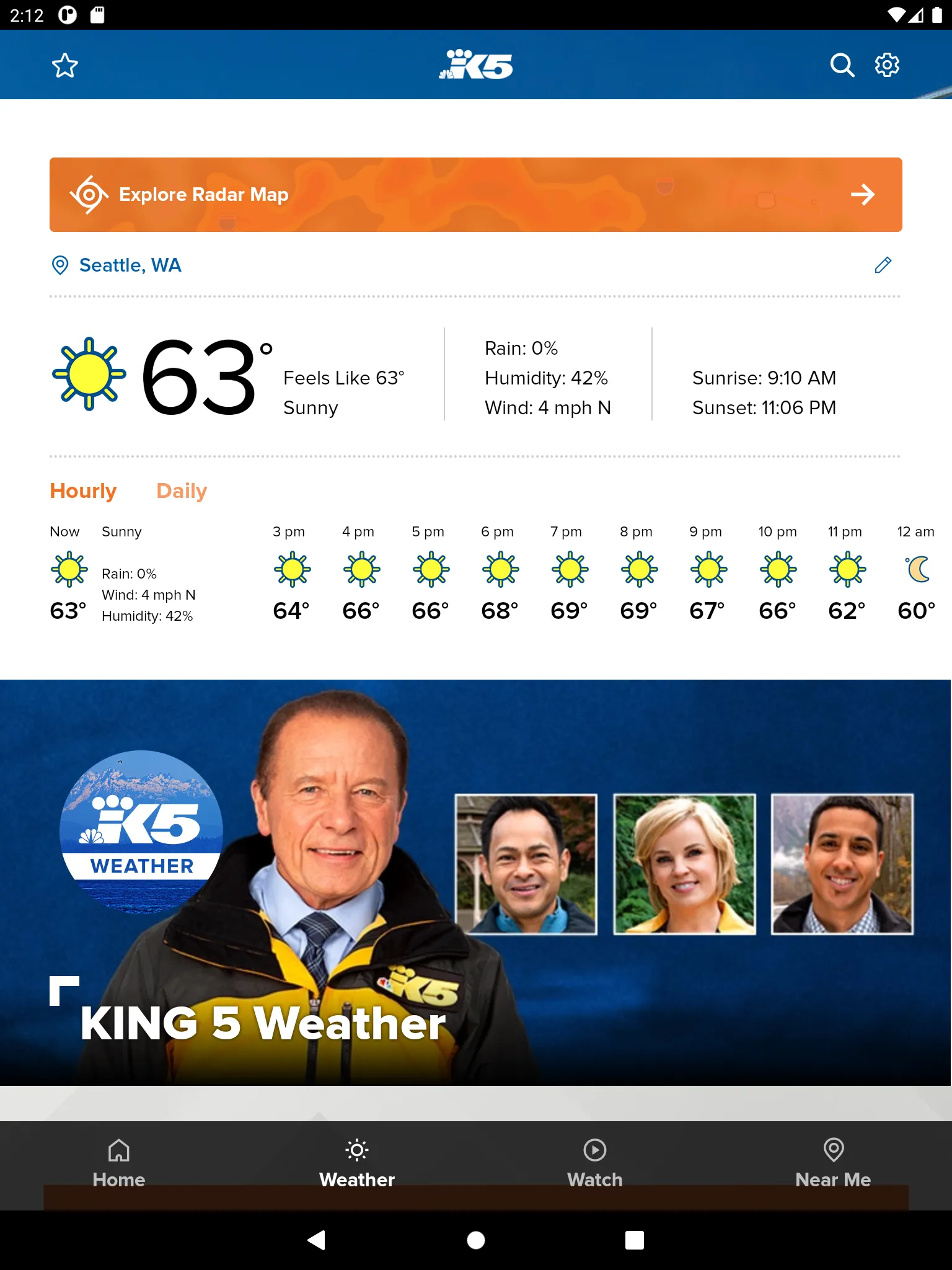 KING 5 News for Seattle/Tacoma | Indus Appstore | Screenshot